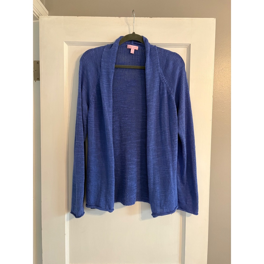 Lilly Putizer Blue Cardigan Size XL